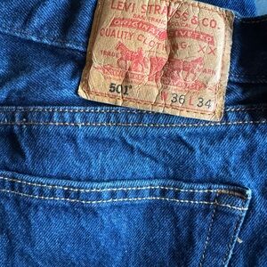 Levi's Classic Straight Blue Jeans